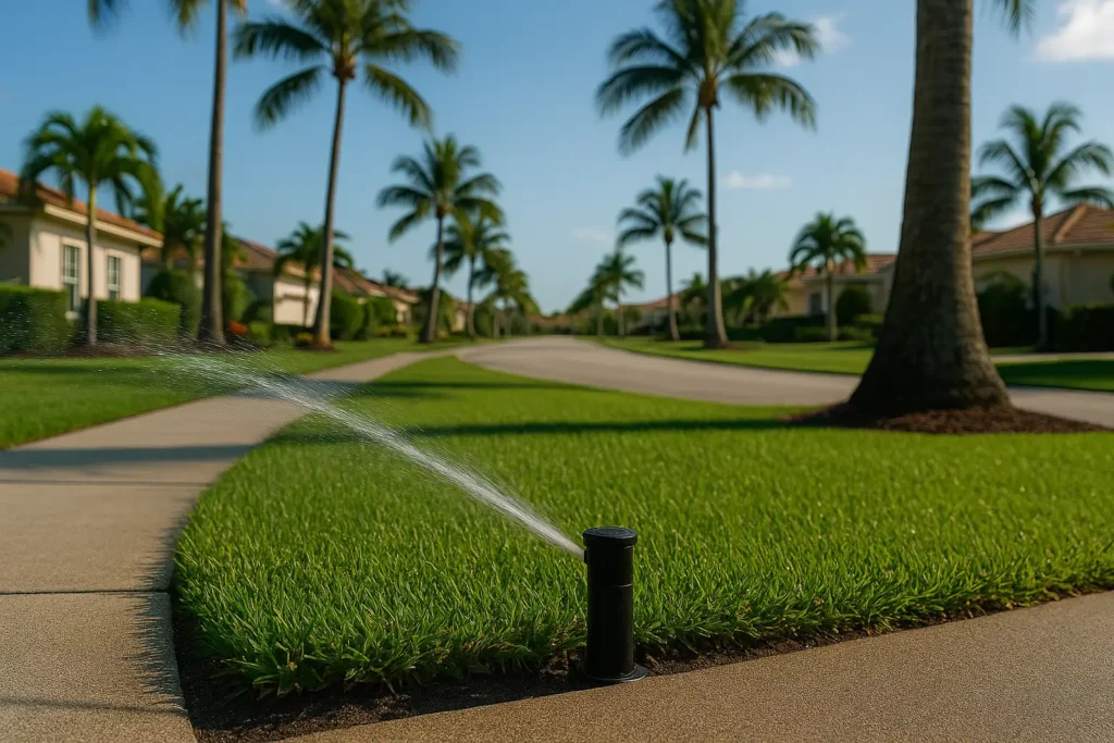 irrigation system installation